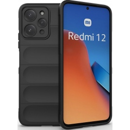 Techsuit Magic Shield - Θήκη Σιλικόνης Xiaomi Redmi 12 - Black (5949419115064)