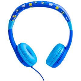 Kiddoboo Headphones Siel - Ενσύρματα Ακουστικά Κεφαλής για Παιδιά με Ασφαλή Μέγιστη Ένταση Ήχου - 1 x Θύρα Jack 3.5mm - Blue (KBHP03-BLU)