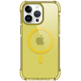 Prodigee Safetee Neo + Mag - Σκληρή Ανθεκτική Ημιδιάφανη Θήκη MagSafe - Apple iPhone 15 Pro - Lemon (IPH15P-6.1-NEOM-LMN)