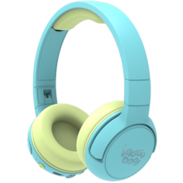 Kiddoboo Bluetooth Headphones Ocean - Ασύρματα / Ενσύρματα Ακουστικά Κεφαλής για Παιδιά με Ασφαλή Μέγιστη Ένταση Ήχου / LED Φωτισμό - 1 x Θύρα Jack 3.5mm - Mint (KBHB02-MNT)