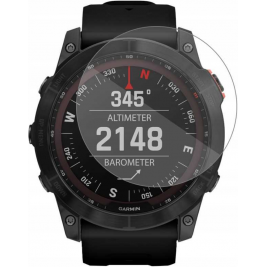 Spacecase Smartwatch Tempered Glass 2.5D - Αντιχαρακτικό Γυαλί Προστασίας Οθόνης Garmin Fenix 7X / 7X Solar - Clear (5905719015336)