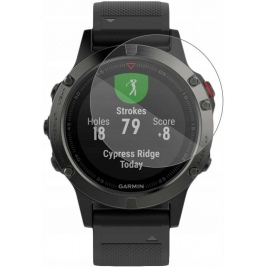Spacecase Smartwatch Tempered Glass 2.5D - Αντιχαρακτικό Γυαλί Προστασίας Οθόνης Garmin Fenix 5 - Clear (5905719015213)