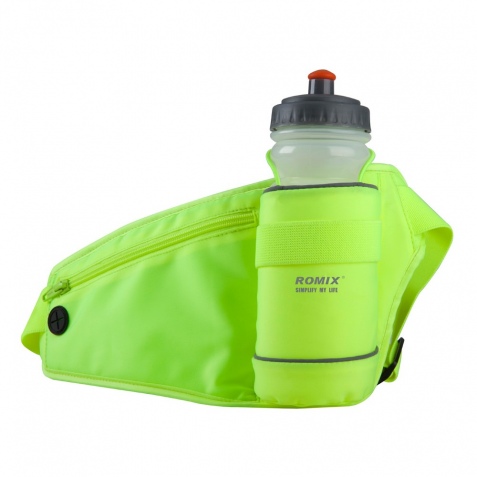 ROMIX Outdoor Sports Belt Waist Pack with Water Bottle Holder (RH23) - Green