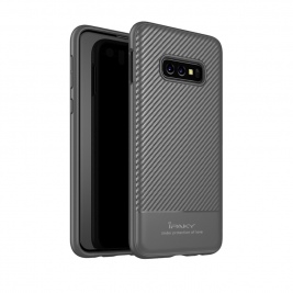 Θήκη Samsung Galaxy S10e IPAKY Carbon Fiber TPU Case-grey