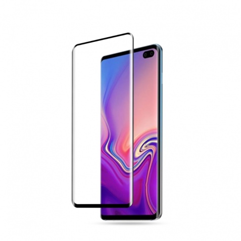 AMORUS Tempered Glass 3D Full Cover for Samsung Galaxy S10-black