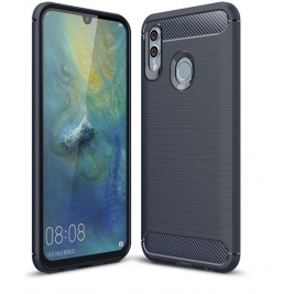 Θήκη Huawei P Smart (2019) Carbon Case Flexible Cover-blue