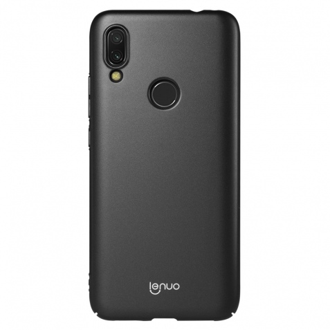 Θήκη Xiaomi Redmi Note 7 LENUO Silky Touch Hard Case-Black