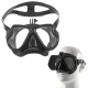 Diving Mask Scuba Goggles Glasses with Camera Mount for Action Cameras-black