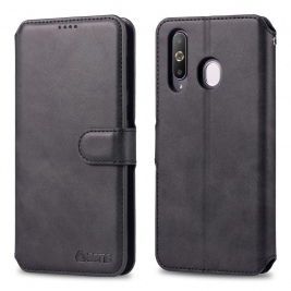 Θήκη Samsung Galaxy A40s AZNS Wallet Leather Stand-Black