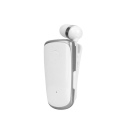 Ακουστικό K39 Wireless Bluetooth Headset Chip In-Ear Vibrating Alert Wear Clip Hands Free Earphone-White