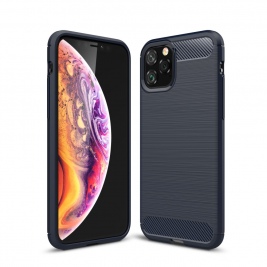 Θήκη iPhone 11 Pro 5.8" Carbon Fiber Brushed Case-dark blue