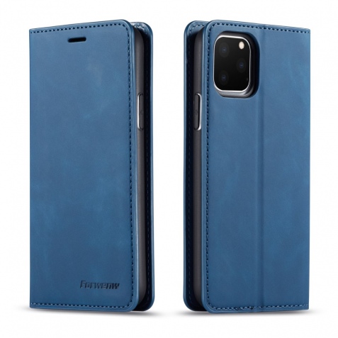Θήκη iPhone 11 Pro 5.8" FORWENW Wallet leather stand Case-blue