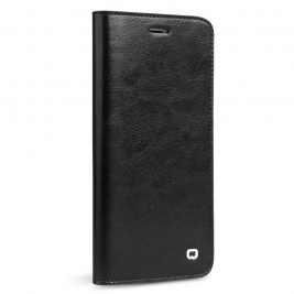 Θήκη iphone 7/8 4.7" genuine Leather QIALINO Classic Wallet Case-Black