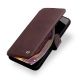Θήκη iphone X/XS Leather Magnetic Clasp Flip Case-dark brown
