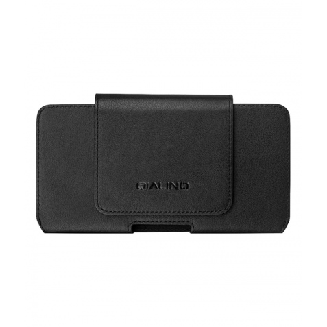 Θήκη QIALINO Universal Magnetic Leather Belt Phone Holster up to 6" Black