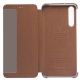 Θήκη Huawei P20 Pro QIALINO Genuine Leather Flip View Case- brown