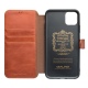 Θήκη iphone 11 6.1" Leather Magnetic Clasp Flip Case-light brown