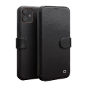 Θήκη iphone 11 QIALINO Leather Magnetic Clasp Flip Case-black