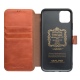 Θήκη iphone 11 Pro 5.8" Leather Magnetic Clasp Flip Case-light brown