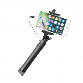 Μονόποδο Selfie Stick with Lighting Connector for Iphone Smartphones-black