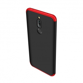 Θήκη Xiaomi Redmi 8 360 Full Body Protection Front and Back Case-Black/Red