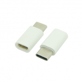 Αντάπτορας καλωδίου Micro USB 2.0 σε Type-C 3.1 White