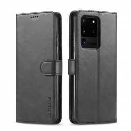 Θήκη Samsung Galaxy S20 Ultra LC.IMEEKE Wallet Leather Stand-black