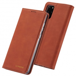 Θήκη Samsung Galaxy S20 Plus LC.IMEEKE LC-002 Leather Wallet Stand-brown
