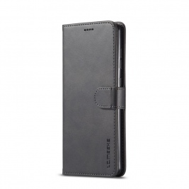 Θήκη Samsung Galaxy A71 LC.IMEEKE Wallet Leather Stand-black