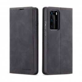 Θήκη Huawei P40 Pro FORWENW Wallet leather stand Case-black