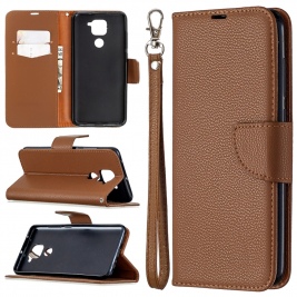 Θήκη Xiaomi Redmi Note 9 Litchi Skin Wallet case-brown
