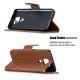 Θήκη Xiaomi Redmi Note 9 Litchi Skin Wallet case-brown