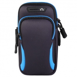 Θήκη Universal Running Sports Armband Bag 190x90mm-black/blue