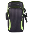 Θήκη Universal up to 6.5'' Running Sports Armband Bag 190x90mm-black/green