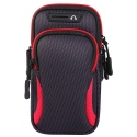 Θήκη Universal up to 6.5'' Running Sports Armband Bag 190x90mm-black/red
