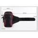 Θήκη Universal Running Sports Armband Bag 190x90mm-black/red