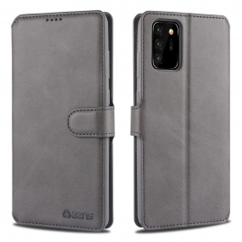 Θήκη Samsung Galaxy Note 20 Ultra AZNS Wallet Leather Stand-grey