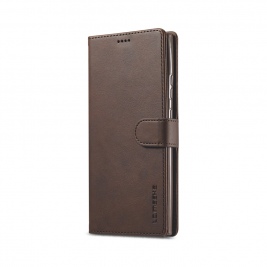 Θήκη Samsung Galaxy Note 20 LC.IMEEKE Wallet Leather Stand-coffee