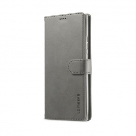 Θήκη Samsung Galaxy Note 20 LC.IMEEKE Wallet Leather Stand-grey