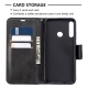 Θήκη Huawei P40 Lite E Leather Wallet Stand Phone Case-black