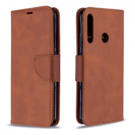 Θήκη Huawei P40 Lite E Leather Wallet Stand Phone Case-coffee