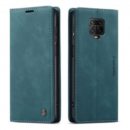Θήκη Xiaomi Redmi Note 9S/9 Pro/9 Pro Max CASEME 013 Series Auto-absorbed Leather Wallet-blue