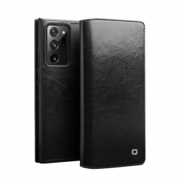 Θήκη Samsung Galaxy Note 20 Ultra genuine QIALINO Classic Leather Wallet Case-Black