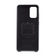 Θήκη Samsung Galaxy S20 Plus QIALINO Leather Back case with metal buttons-black