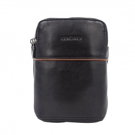 Θήκη Universal genuine QIALINO Leather big size phone bag-black