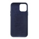 Θήκη iphone 12 mini 5.4" QIALINO Calf leather pattern-blue