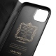 Θήκη iphone 12/iPhone 12 Pro 6.1" genuine Leather QIALINO Classic Wallet Case-Black