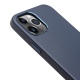 Θήκη iPhone 12 Pro Max 6.7" QIALINO Calf leather pattern-blue