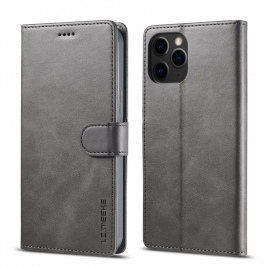 Θήκη iPhone 12 mini LC.IMEEKE Wallet leather stand Case-grey