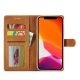 Θήκη iPhone 12 mini LC.IMEEKE Wallet leather stand Case-brown